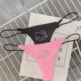 thumbnail image 5 of Hello Kitty Sanrio-Tanga Sexy para mujer, ropa interior de cintura baja, lencería Kawaii sin costuras, regalo sorpresa, 5 of 5