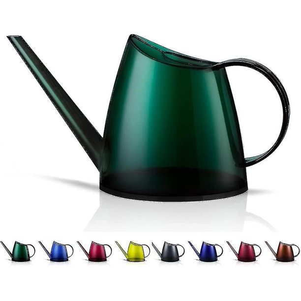 Regadera de interior YUANXCMXG verde para plantas de interior 1,4 L