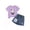 Purple, variant on Shadoumai Girls Clothes 2 Piece Summer Shirred Skirt Sets Leopard print Bubble skirt Heart Print Tshirt Set Size 6-14 Years