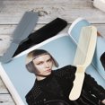 thumbnail image 3 of Oil Hair Comb, Lightweight Plastic Rounded Tooth Wide Tooth Styling Comb Comfortable Portable  for Home for Bathroom Blue, 3 of 7