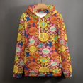 thumbnail image 6 of It's A Small World Flowers Oversized Hoodies for Women Pullover Womens Clothes with Pocket Mens Ultimate Pullover Hoodie Sweatshirt S-6XL, 6 of 8