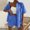 D-Blue, variant on 2025 Women's Vacation Casual Sequin Jacket Suit Solid Color Summer Short Suit Set for Women Shorts and Shirt Top Dressy Outfits for Women Two Piece Sets Lapel Shirty Slim