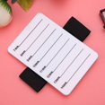 thumbnail image 3 of SHENMO 4 Pieces Handheld Eyelash Extension Palette Lash Tray Holder Eyelash Tools Palette with Adjustable Hand Strap Lash Tray Strips Palette One Size (7-14mm Pattern), 3 of 5