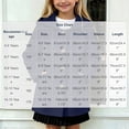 thumbnail image 5 of Girls Long Overcoat Single Breasted Hooded Fall Winter Fashion Jackets Thicken Thermal Casual Outwear with Pockets (4-5T, Navy), 5 of 9