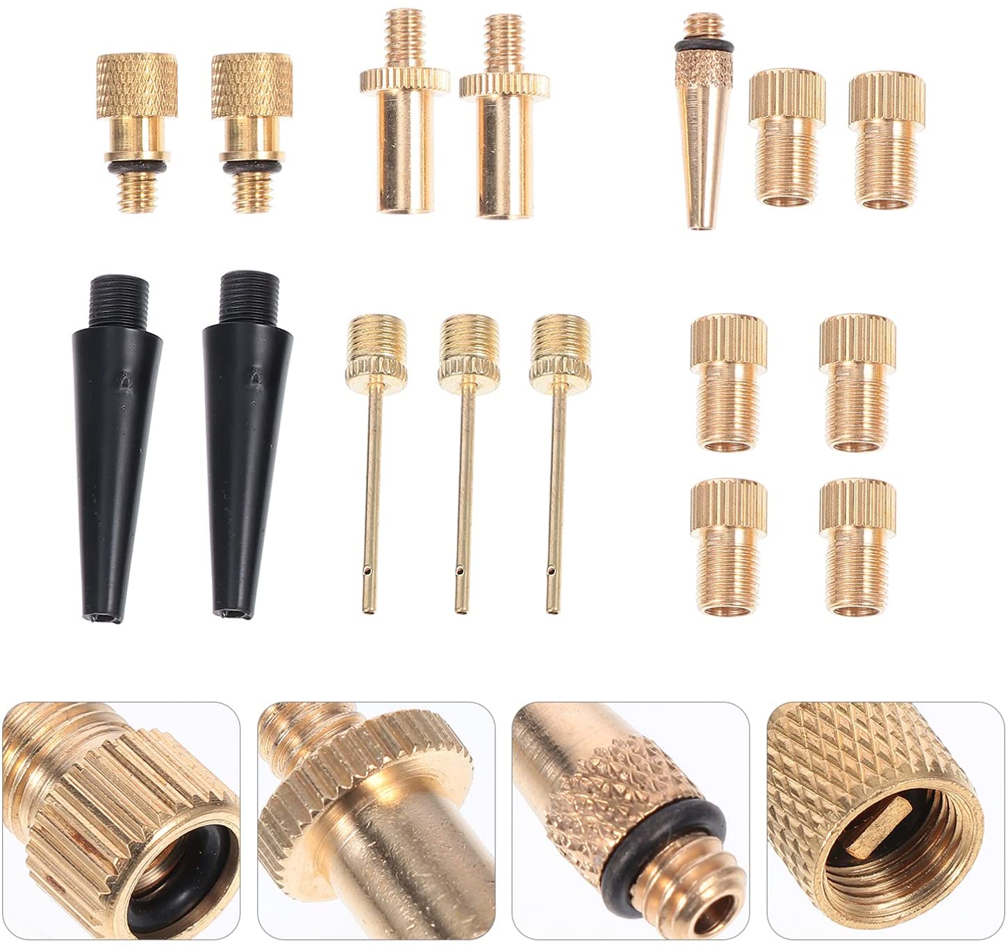 16pcs Brass Presta Schrader Valve 
