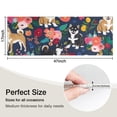 thumbnail image 5 of Shiba Inu and Pioneer Flower Kitchen Rug Mat,Kitchen Runner Rugs Non Skid Washable,Decorative Kitchen Floor Mats for Kitchen,Sink,Laundry,17"X47", 5 of 5
