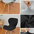 thumbnail image 5 of Aonity Stretch Fleece Butterfly Chair Cover Beige A， Elastic Fleece Butterfly Chair Cover Removable and Washable Seat Width 21 in Seat Length 16 in Back Width 18 in Back Height 14 In, 5 of 9