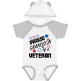 thumbnail image 3 of Inktastic Proud Grandson of a Veteran Veterans Day Boys Baby Bodysuit, 3 of 5