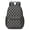 Gray and Black-1, variant on Gray and Black Checkered Pattern 17" School Backpacks for Teens,Waterproof Oxford Fabric,S-Shape Padded Straps for School,Travel,Hiking,Camping