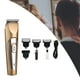 thumbnail image 3 of Cortapelos profesional recargable por USB, recortador de barba de acero inoxidable para hombres Oro, 3 of 9