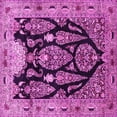 thumbnail image 1 of Ahgly Company Indoor Square Persian Pink Traditional Area Rugs, 6' Square, 1 of 4