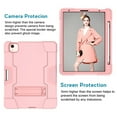 thumbnail image 3 of Dteck Case for Apple iPad Air 4th Generation 10.9-inch 2020 Released ,Shockproof Rubber Hybrid 3-Layer Protection Hard PC Kickstand Back Cover (no screen protector),Rosegold+Rosegold, 3 of 6