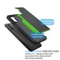 thumbnail image 4 of Pour Samsung Galaxy A14 5G Étui, Double Couche Protectrice Robuste Étui de Téléphone Cellulaire Antichoc Robuste avec Dos Texturé Antidérapant - Protection Militaire Pare-Chocs Robuste - 2023, 6.6 Pouces ( Noir ), 4 of 7
