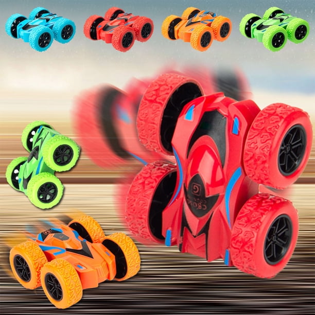 XWSHYW Juguetes para Niños Coche Todoterreno con Grafiti Acrobático de Doble Cara, Modelo de Coche, Vehículo para Niños, Juguete para Regalo