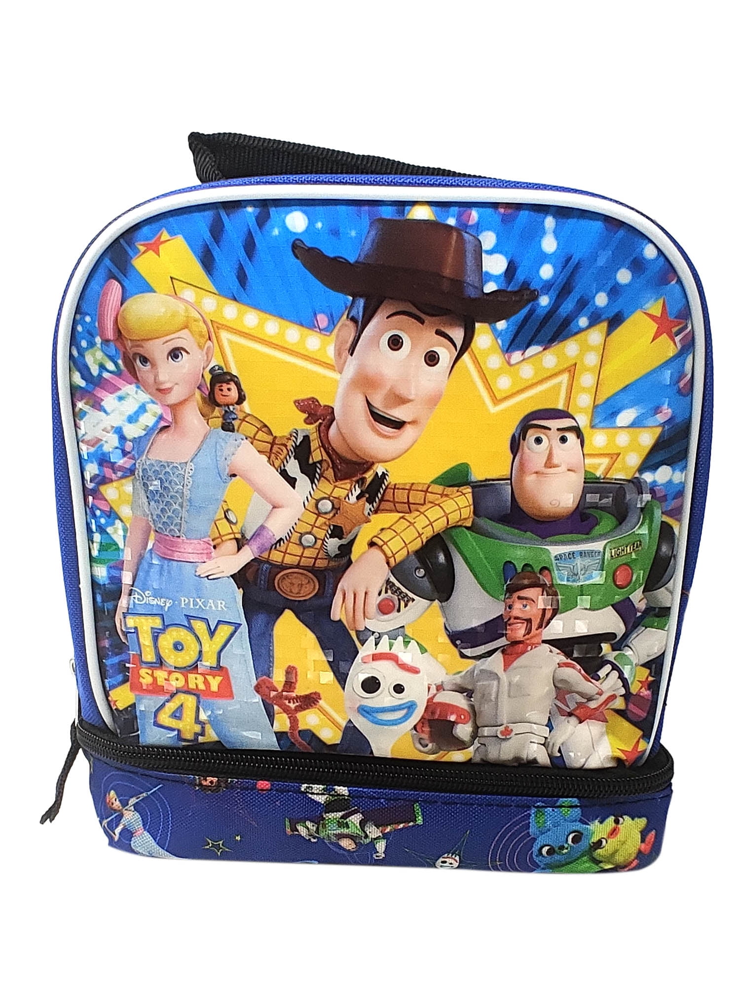 Disney Toy Story Insulated Lunch Bag 2 Separate Compartments Woody Buzz