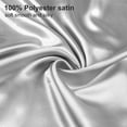 thumbnail image 5 of REGALWOVEN 2 Pack Satin Body Pillowcases , Luxury Silky Pillow Cover Smooth Long Satin Pillow Cases with Zipper Closure Silver Jumbo, 5 of 8