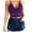 Purple, variant on Tank Tops with Built in Bras | Camisole Longline Bras for Women Yoga Wirefree Lingerie Comfort Bra Women Tops with Garter Bra Belts Cami | 1 Piece Red XL