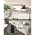 thumbnail image 2 of Moen Y5785CH Arlys Modern Bathroom Hand Towel Ring, Chrome, 2 of 3