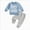 C190--Blue, variant on 18-24Months Toddler Boy Girl Clothes Outfit Long Sleeve Sweatshirt Top Jogger Pants Cute 2Pcs Set 6-12 Months 12-24 Months 2T 3T 4T 5T 6T 7T Boy,Blue