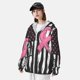thumbnail image 3 of Balery Ribbon Breast Cancer Awareness Sudadera ligera de manga larga con capucha y protección solar UPF 50+ para hombre y mujer, ideal para pesca y running-3X-Large, 3 of 7