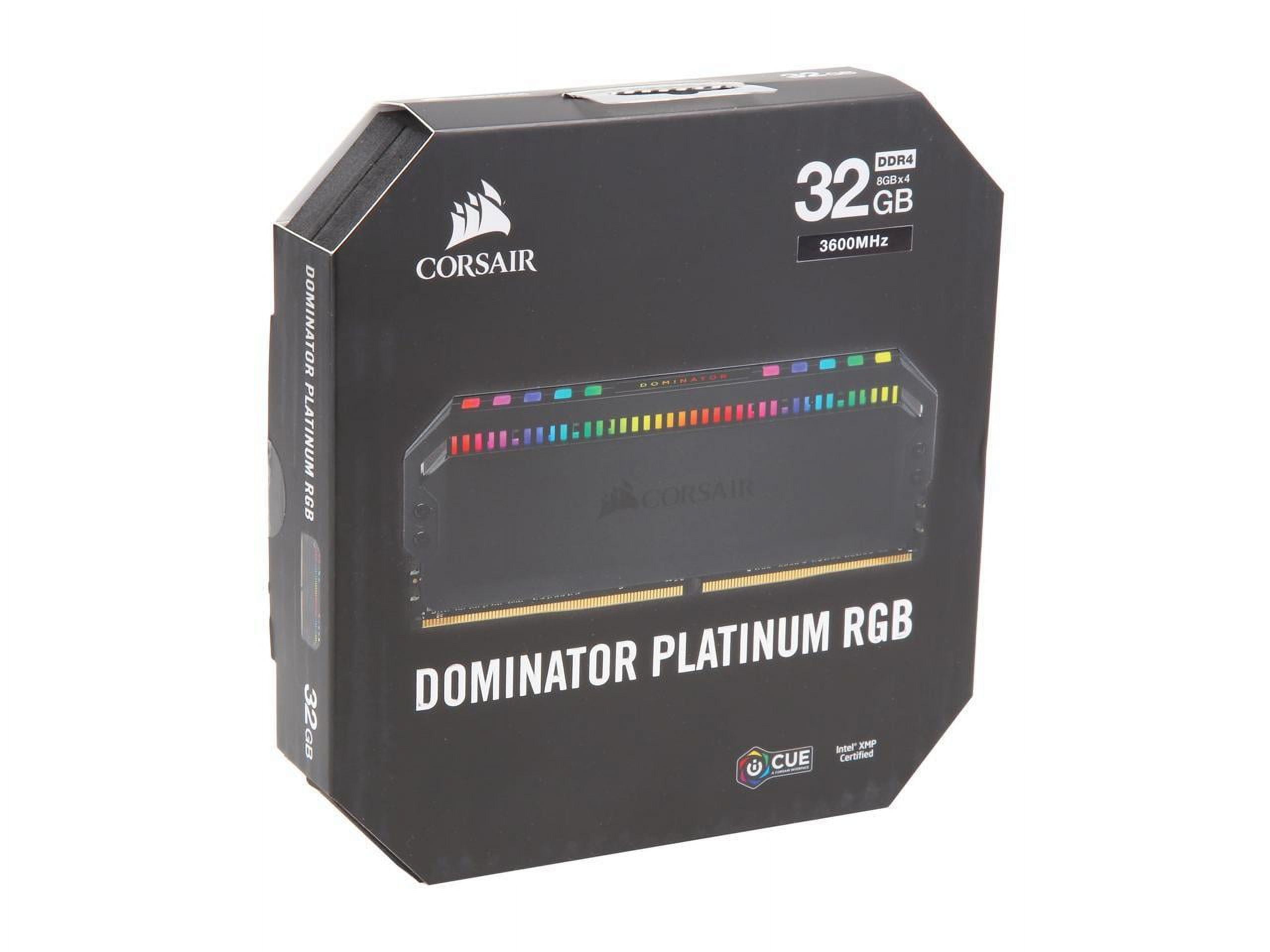 Corsair DOMINATOR 32GB 8GB×4 DDR4 CORSAIR Dominator Platinum RGB 32GB (4 x 8GB) DDR4 3600 (PC4