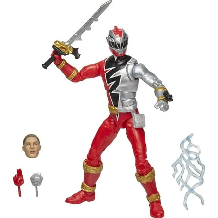 Power Rangers Lightning Collection Dino Fury Red Ranger Premium Collectible Action Figure