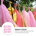 thumbnail image 3 of unbranded 30Ud Papel Tassels Rosa Para De Fiesta Garland Para Boda Y Celebración, 3 of 7