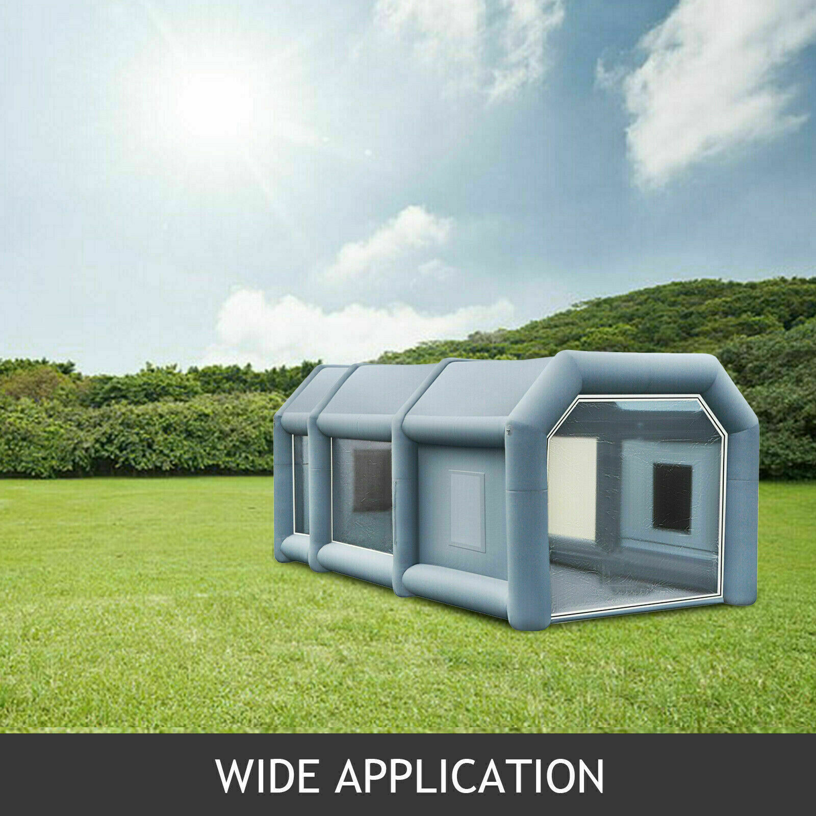 WGIA  23x13x8Ft Inflatable Spray Booth Paint Tent Mobile Portable Car Workstation USA