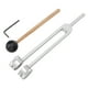 thumbnail image 3 of Ficarrico Juego de diapasón de 128 Hz para curar el alivio del estrés, diapasón médico de aleación de aluminio con martillo para recolectores de orejas, grande, plateado, 3 of 8