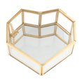 thumbnail image 4 of ziyahi Nordic Style Glass Storage Box Gold Display Organizer Decorative Box Tray Jewelry Cosmetics Display Box, 4 of 9