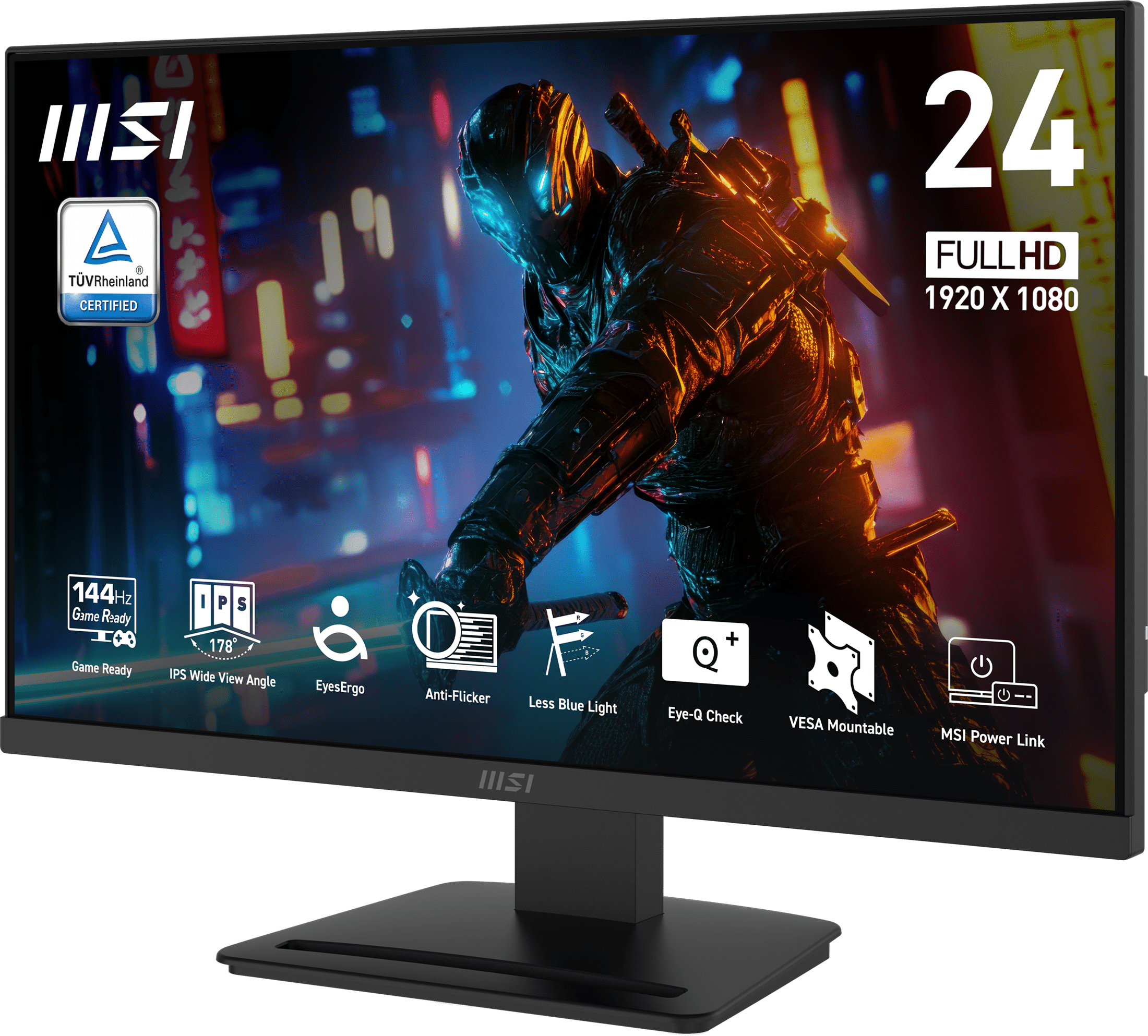 MSI ゲーミングモニター 23インチ　FHD 144hz 1ms MSI 23.8
