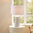 thumbnail image 2 of Jamie Young  Trace Ceramic Table Lamp with Linen Shade, 2 of 4