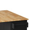 thumbnail image 7 of Royard Oaktree Rolling Kitchen Island with Breakfast Bar, Cabinet, Drawers & Spice and Towel Rack, 7 of 7