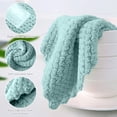 thumbnail image 3 of Paño de limpieza de microfibra, trapos de limpieza absorbentes de agua, toalla de microfibra suave, trapos reutilizables sin pelusa para cocina (verde), 3 of 3