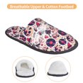 thumbnail image 3 of Fotbe Skull lips record Guitar Pantuflas Peludas para Mujer con Estampado, Zapatillas de Peluche, Zapatos de Invierno para Casa, Uso Interior y Exterior-Large, 3 of 8