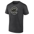 thumbnail image 2 of Men's Charcoal Chicago Cubs Monochrome T-Shirt, 2 of 3