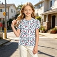thumbnail image 6 of Babcutegg Independence Day Patriotic Graphic T-Shirt With Soft Cotton Fabric, Classic Round Neck And Short Sleeves For Everyday Wear Multicolor Size 3, 6 of 8