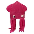 thumbnail image 2 of yuksok Octopus Shaped Hat Party Hat for Stage Performance Birthday Gift Photo Props Rose red, 2 of 9