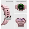 thumbnail image 2 of Dexnor Samsung Galaxy Watch 6 Band [40mm], [Raised Bezel & Snap-on] Rugged Shockproof Case for Galaxy Watch 6 40mm (2023),Pink, 2 of 7