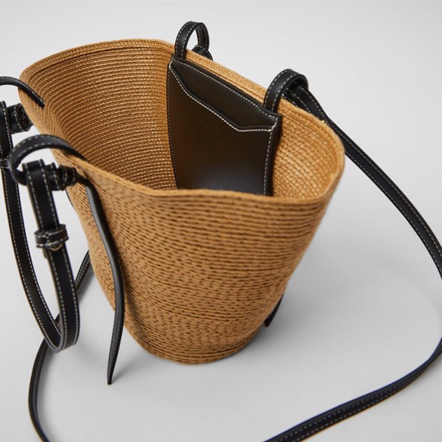 Bolso de hombro compuesto PP tejido trenzado de gran capacidad para mujer transpirable Lady Party Wdftyju Para Estrenar