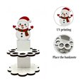 thumbnail image 2 of Wooden Snowman Christmas Money Holder, Christmas Cash Gift Holder for Rolled Bills, Holiday Tabletop Decoration and Christmas Gift Giving, 2 of 6