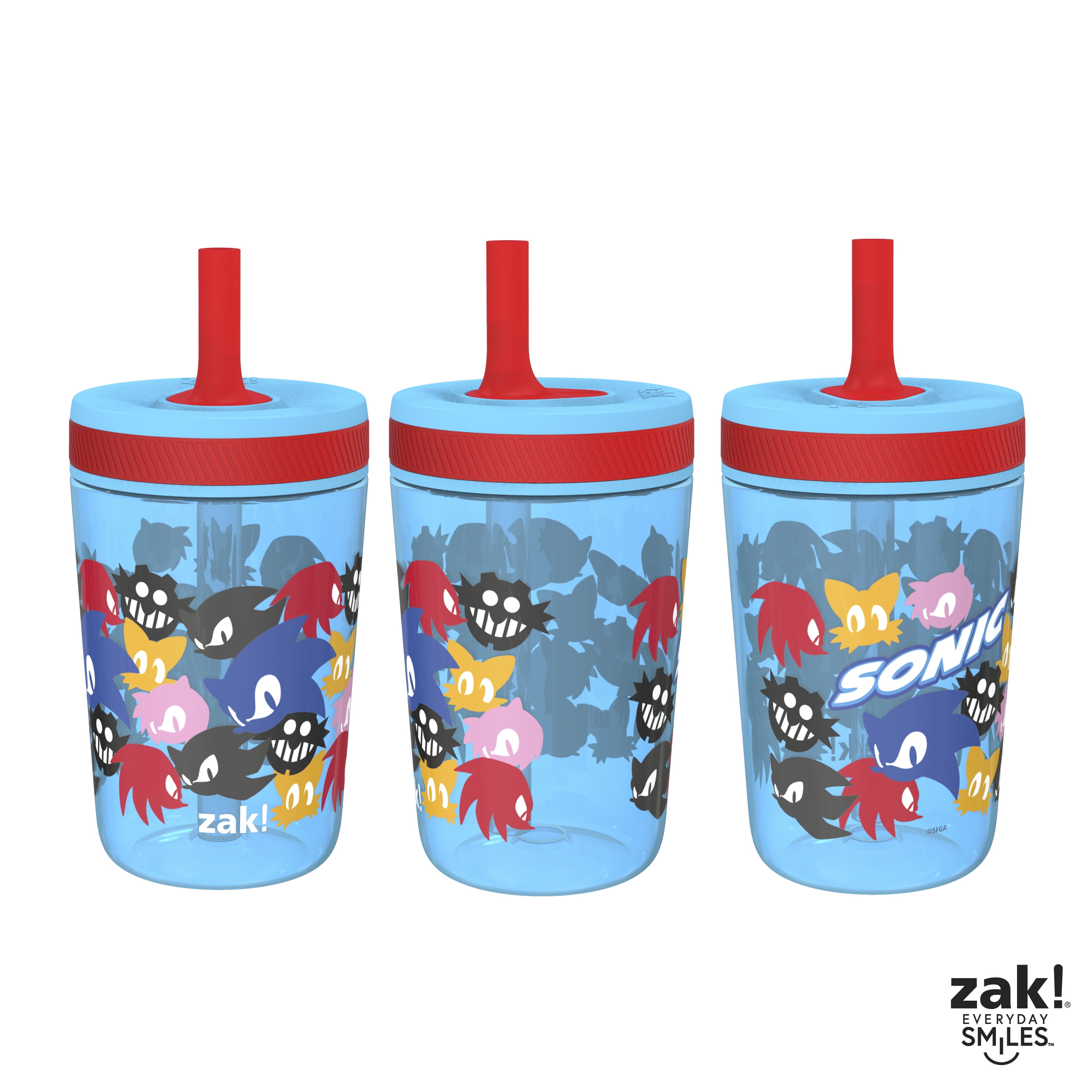 Zak! Designs Baby Shark Leak-Proof Tumbler with Flexible Straw, 15 oz -  Kroger
