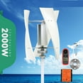 thumbnail image 2 of Windmill Energy 12v 24v Turbine w 3 Blades Vertical Axis Permanent Maglev Generator With Mppt Controller ,Easy Installation, 2 of 8