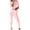 Pink, variant on Frostluinai Cable Knit Sets Two Piece Women Off Shouler Long Sleeve Pullover Slim Fit Knit Pants Plus Size Solid Loungewear Sets Womens Sweaters