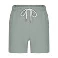 thumbnail image 4 of hengsof Boys' School Uniform Shorts, Lightweight Summer Fashionable Stretch Waist Solid Color Five Point Pants, Sizes 5-16 Years, 4 of 8