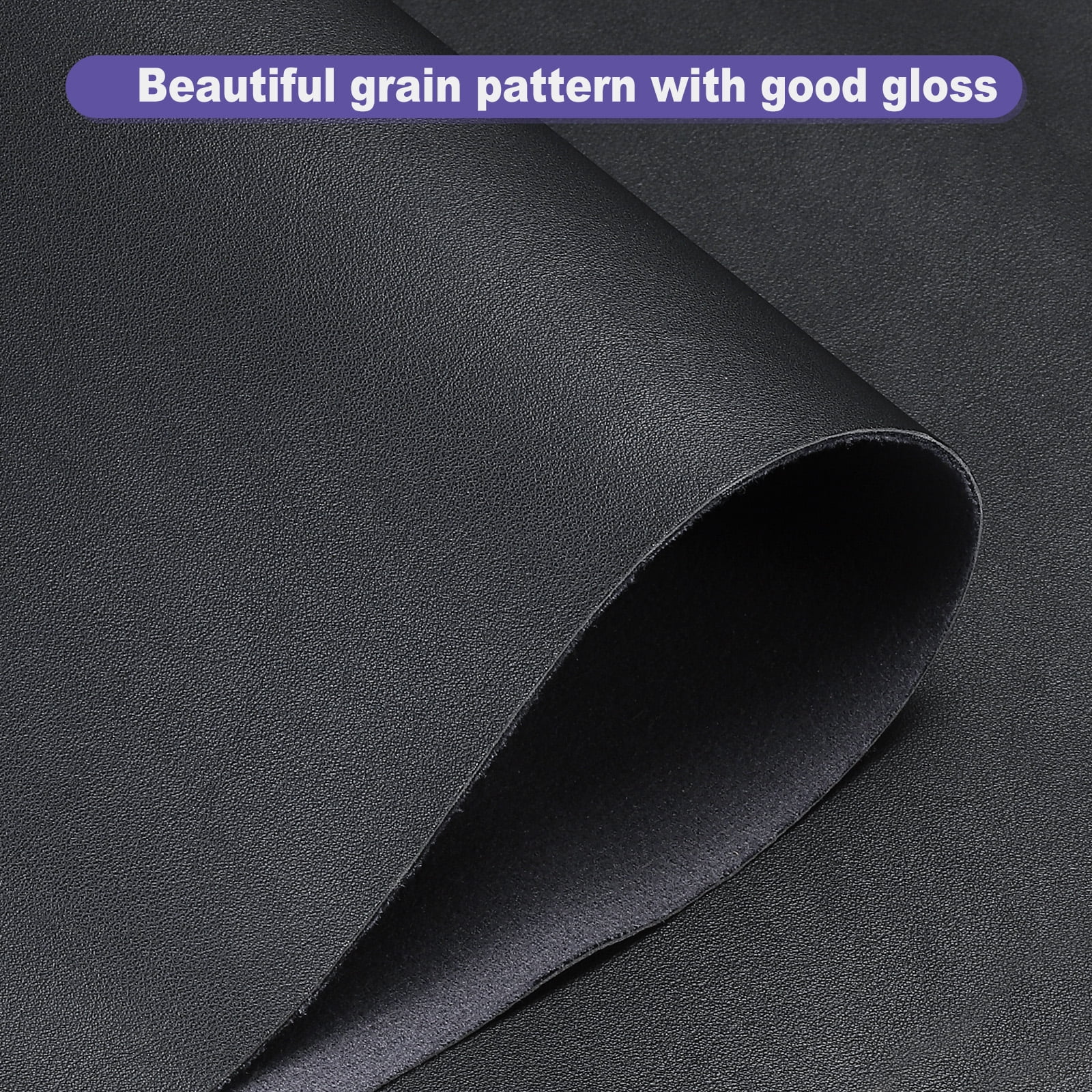 Faux Leather 2 Yards Length 1.2mm Thick PU Leather for Sofa Bags DIY Crafts