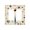 Double Toggle Screwless, variant on Star Retro Mid Century Vintage Atomic Art Double Toggle Screwless Wall Plate Decorative Electrical Outlet Light Switch Cover Switchplate