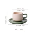 thumbnail image 2 of 250ML Coffee Cup High Beauty Ceramic Coffee Cup Exquisite Coffee Cup Set, 2 of 6