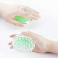 thumbnail image 4 of Manual Scalp Massagers Brush,Scalp Massaging Shampoo Brush ，Hair Scalp Massager Shampoo Brush - green, 4 of 6