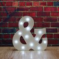 thumbnail image 3 of Wooden Letter Lights LED Marquee Light Standing Hanging Light UP Letters Standing Hanging Wedding Party Christmas Decor, 3 of 9